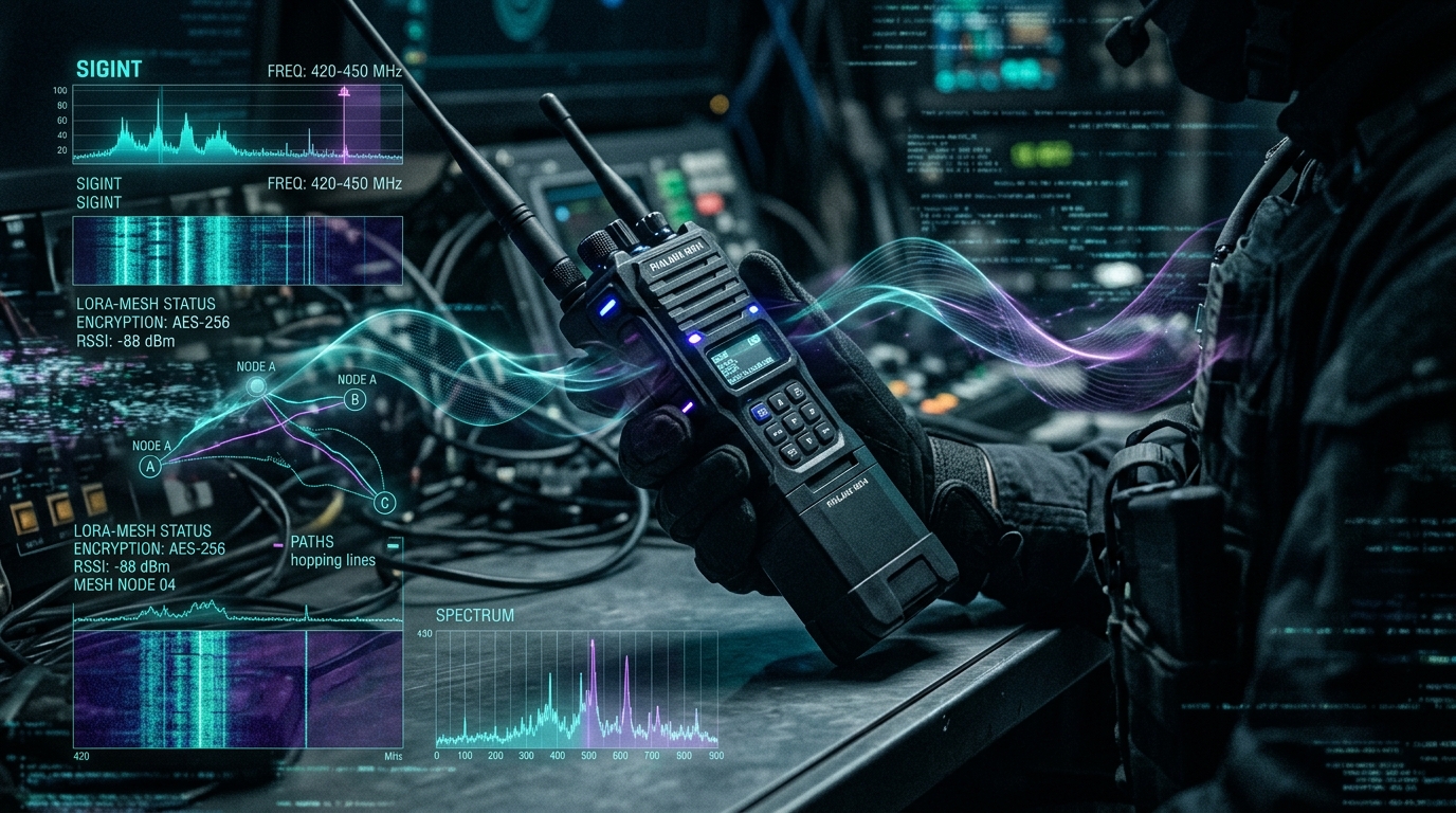 RF Emitter Detection & SIGINT Tracing (LPI/LPD)